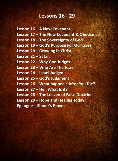 Lessons 1-16